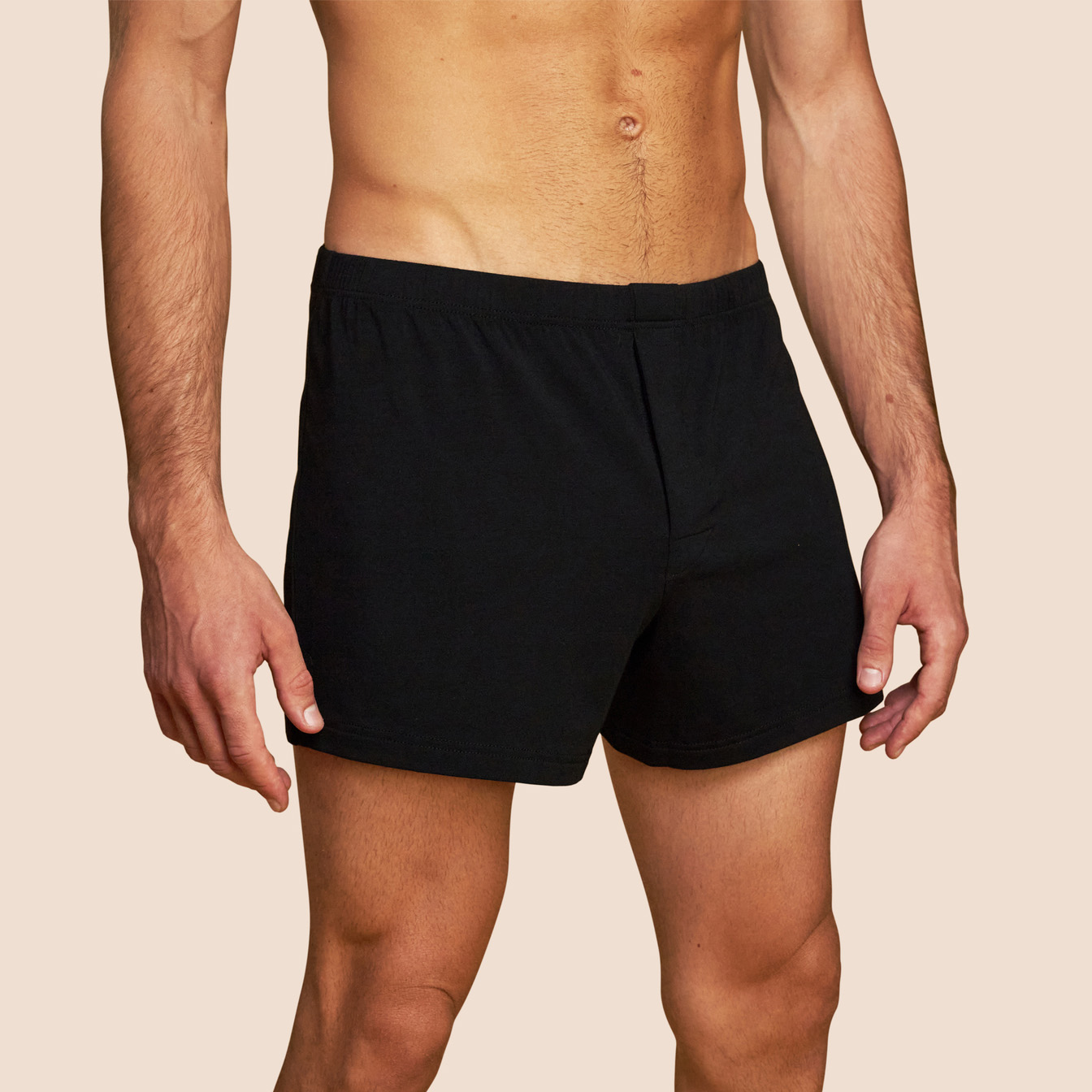 Caleçon noir pour hommes coton micromodal