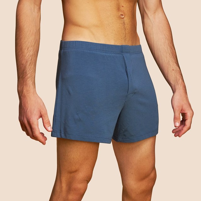 Caleçon bleu clair hommes