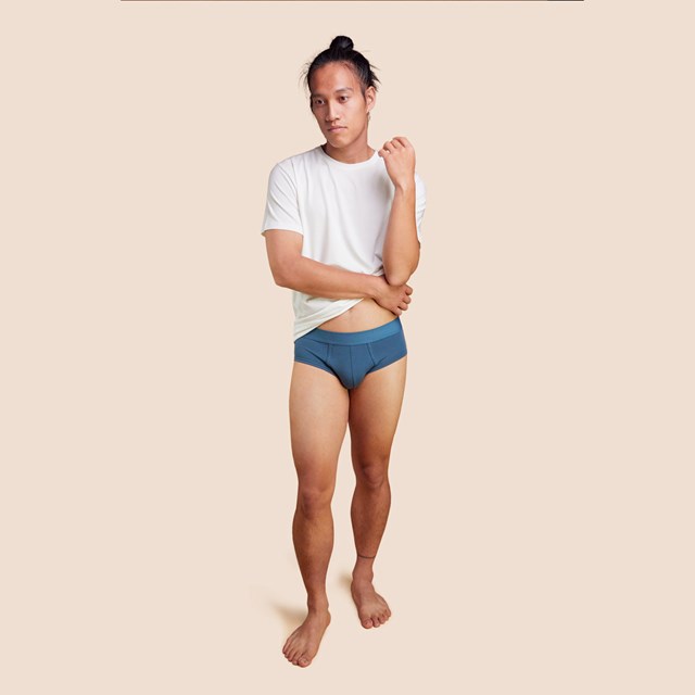 Slip bleu clair pour hommes