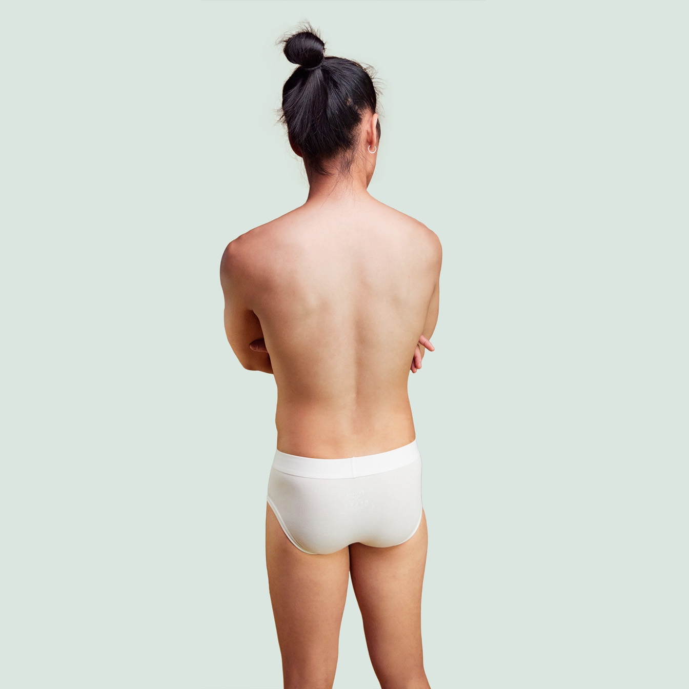 Slip blanc crème - pack de 2 slips 2