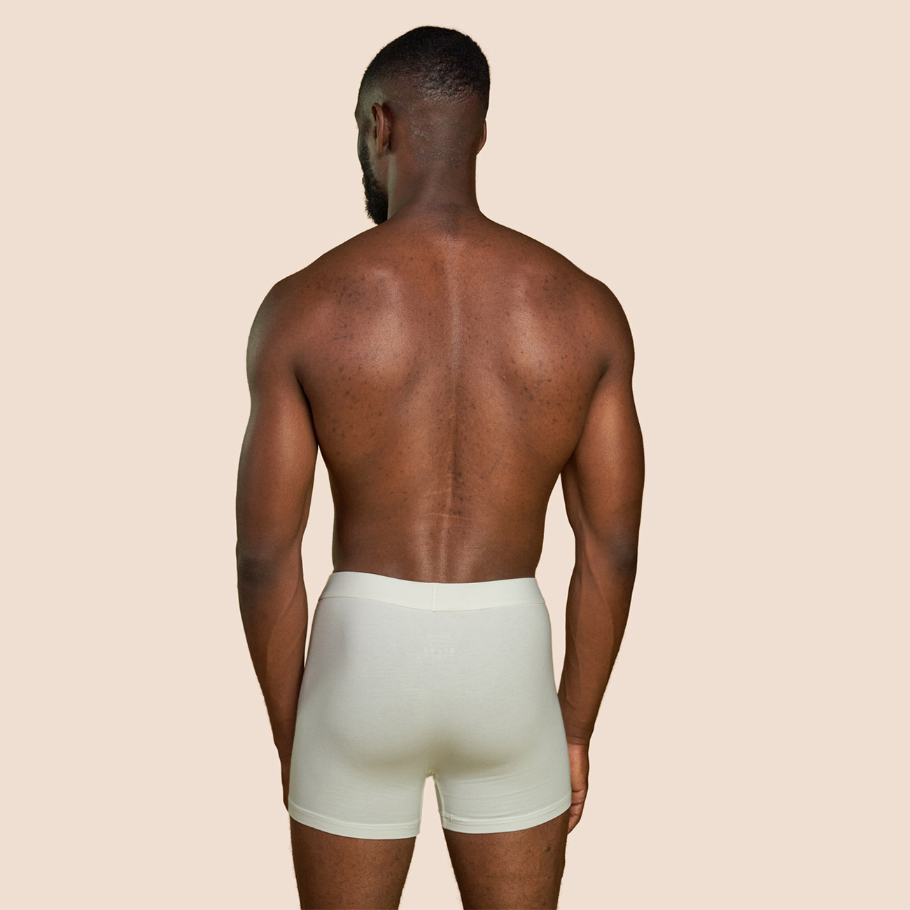 Boxer blanc crème micromodal coton hommes