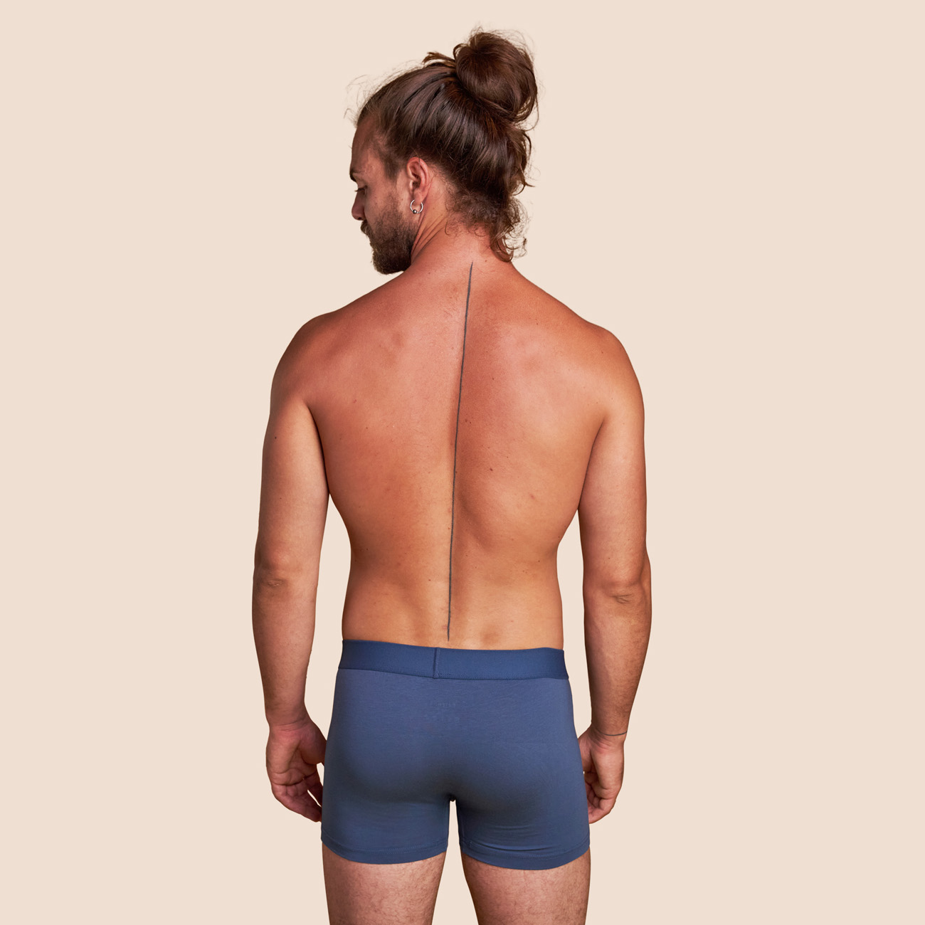 Boxer bleu clair pour hommes coton pima micromodal