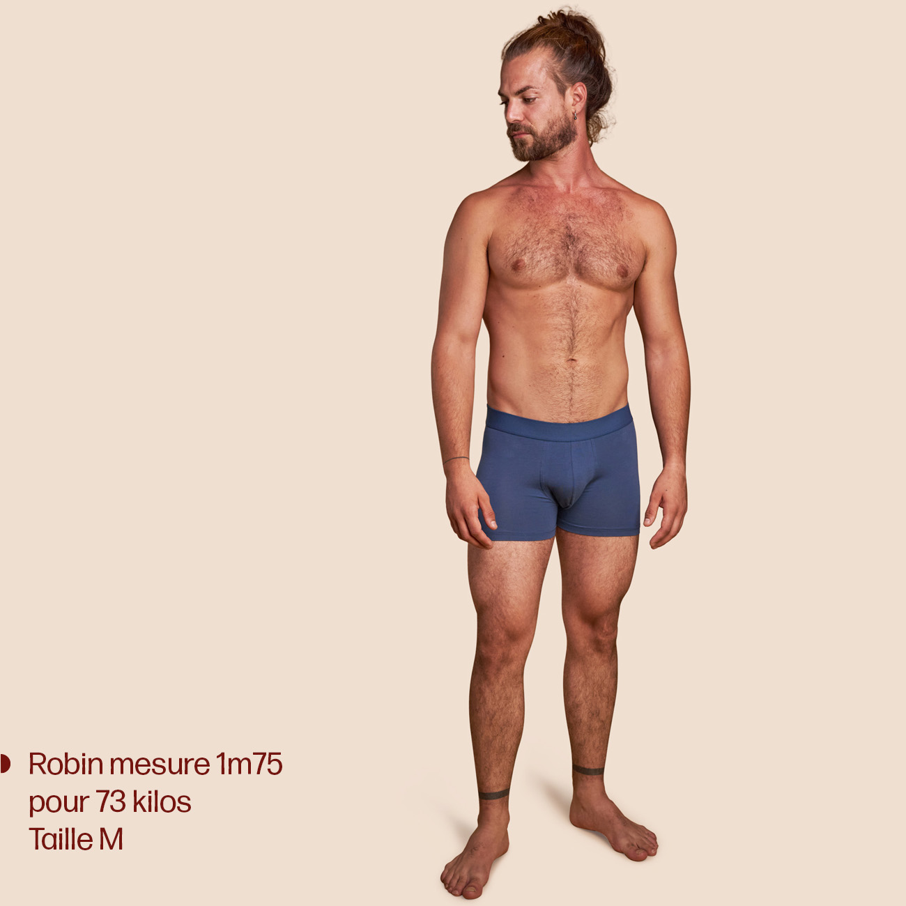 Boxer bleu clair pour hommes coton pima micromodal