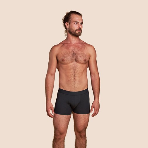 Boxer Coton bio gris anthracite - pack de 2 boxers