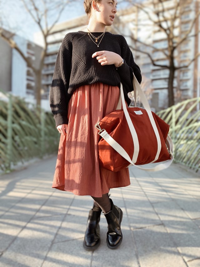 Pack Weekend - Sac cabas, vanity, pochette Terracotta 4