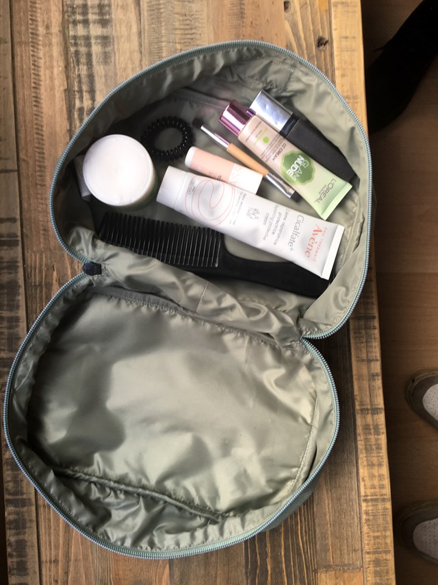 Pack Weekend - Sac cabas, vanity, pochette Sauge 12