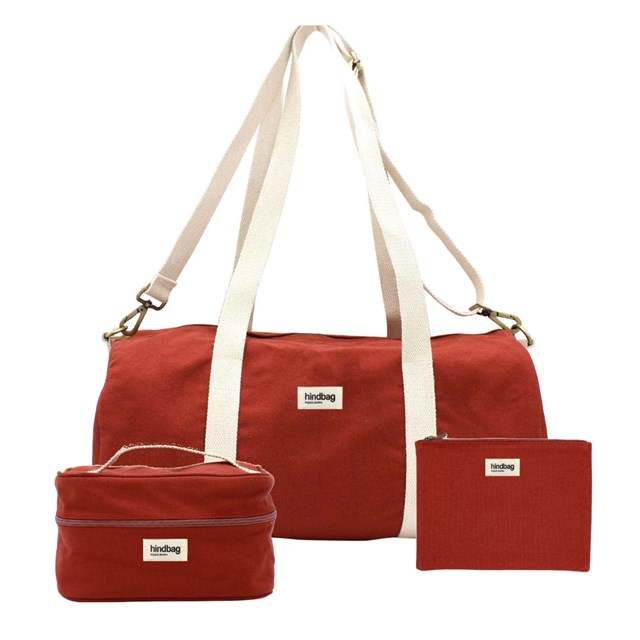 Pack Sporty - Sac polochon, vanity, pochette Terracotta 12