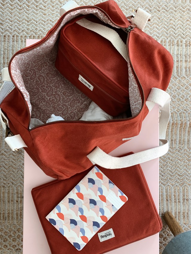 Pack Sporty - Sac polochon, vanity, pochette Terracotta 3
