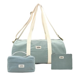 Pack Sporty - Sac polochon, vanity, pochette Sauge
