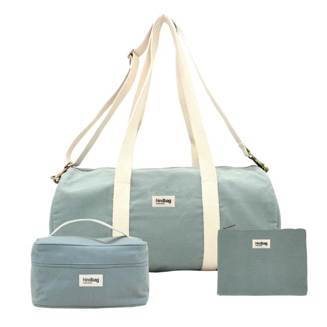 Pack Sporty - Sac polochon, vanity, pochette Sauge 2