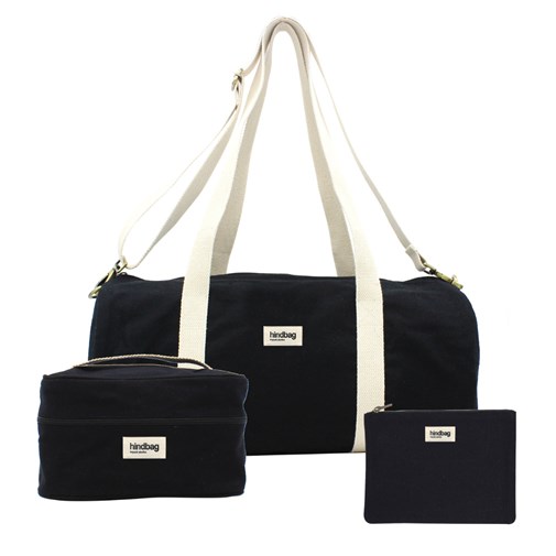 Pack Sporty - Sac polochon, vanity, pochette Noir