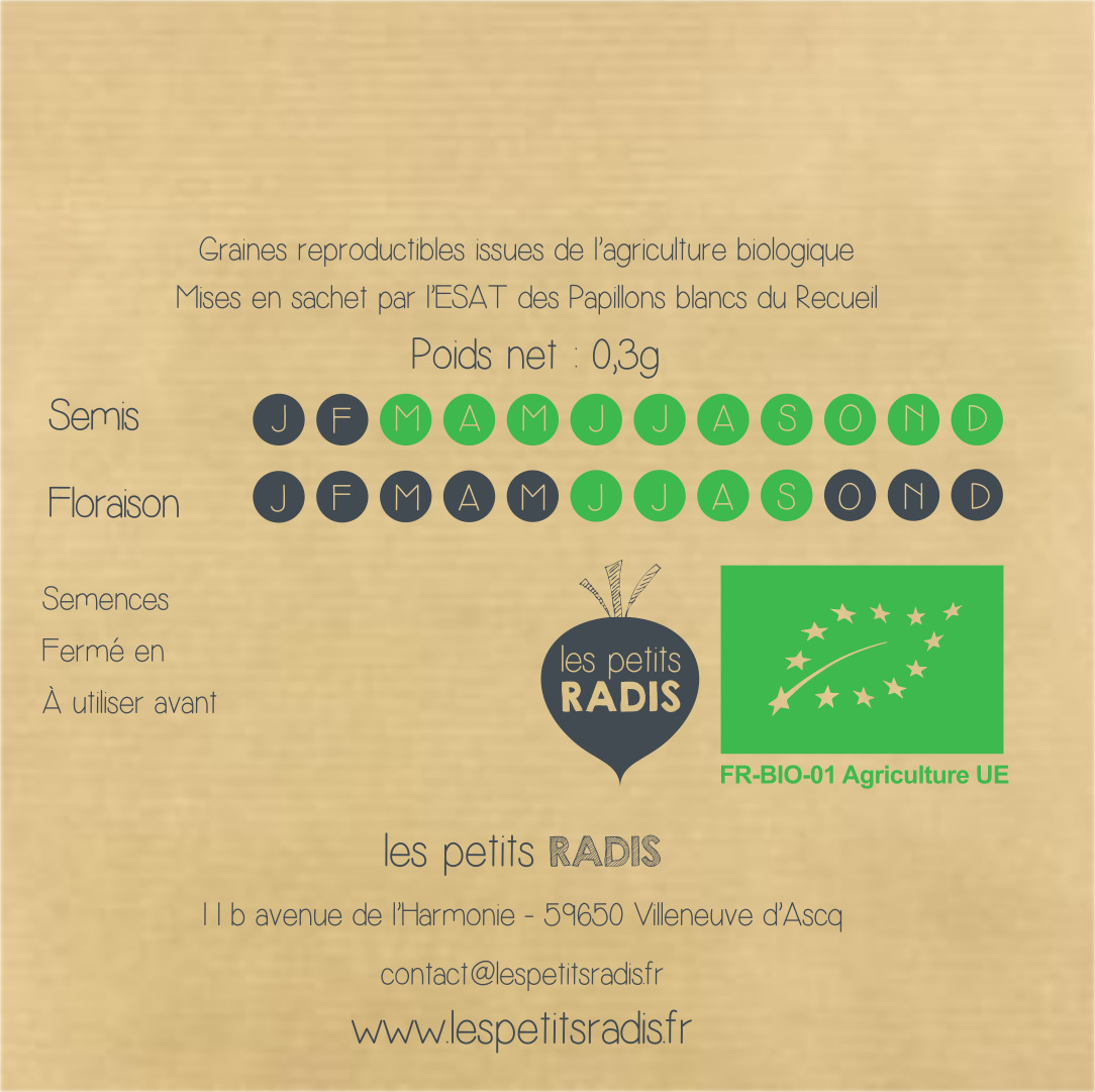 Graines de bleuet bio