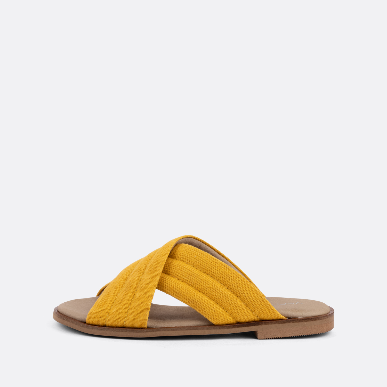 Violet-003 - Mules Plates en Chanvre & Coton 2