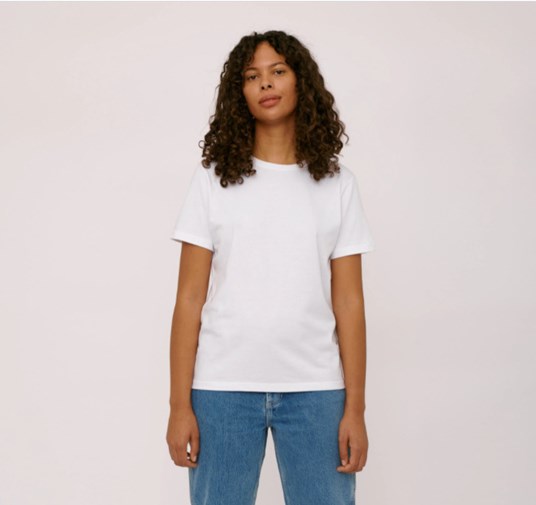 T-shirt blanc - Organic Cotton Tee de Organic basics