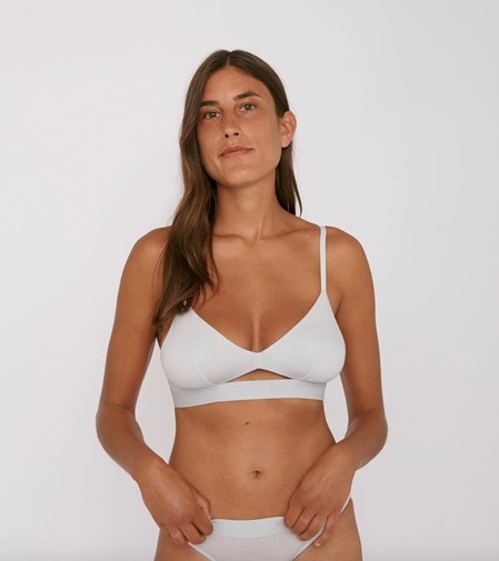 Soutien-gorge gris-bleu - Organic basics