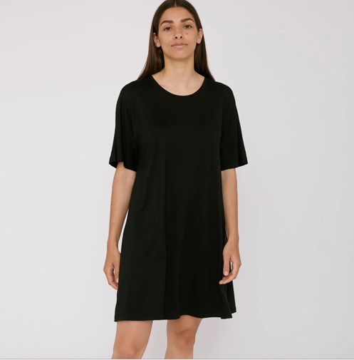 Robe t-shirt Lite noire - Organic basics