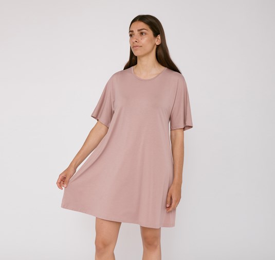 Robe t-shirt Lite vieux rose - Organic basics