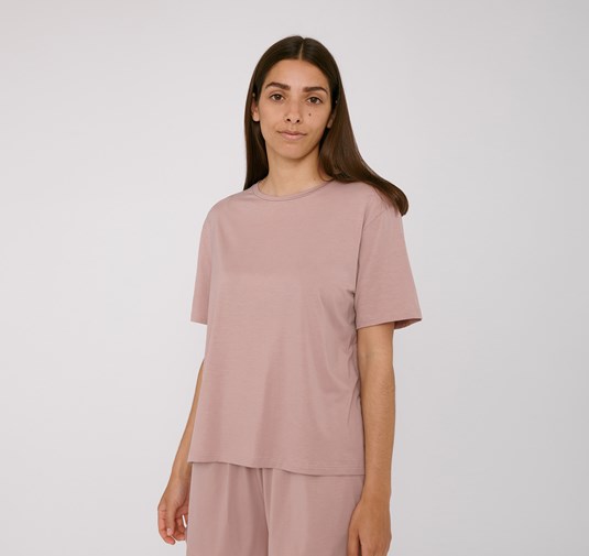 T-shirt Lite vieux rose - Organic basics