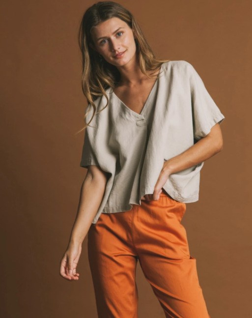 Blouse ample beige - Thinking MU 2