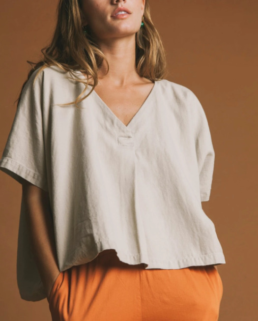 Blouse ample beige - Thinking MU 4