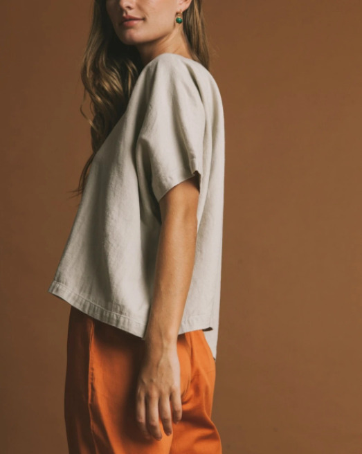 Blouse ample beige - Thinking MU 5