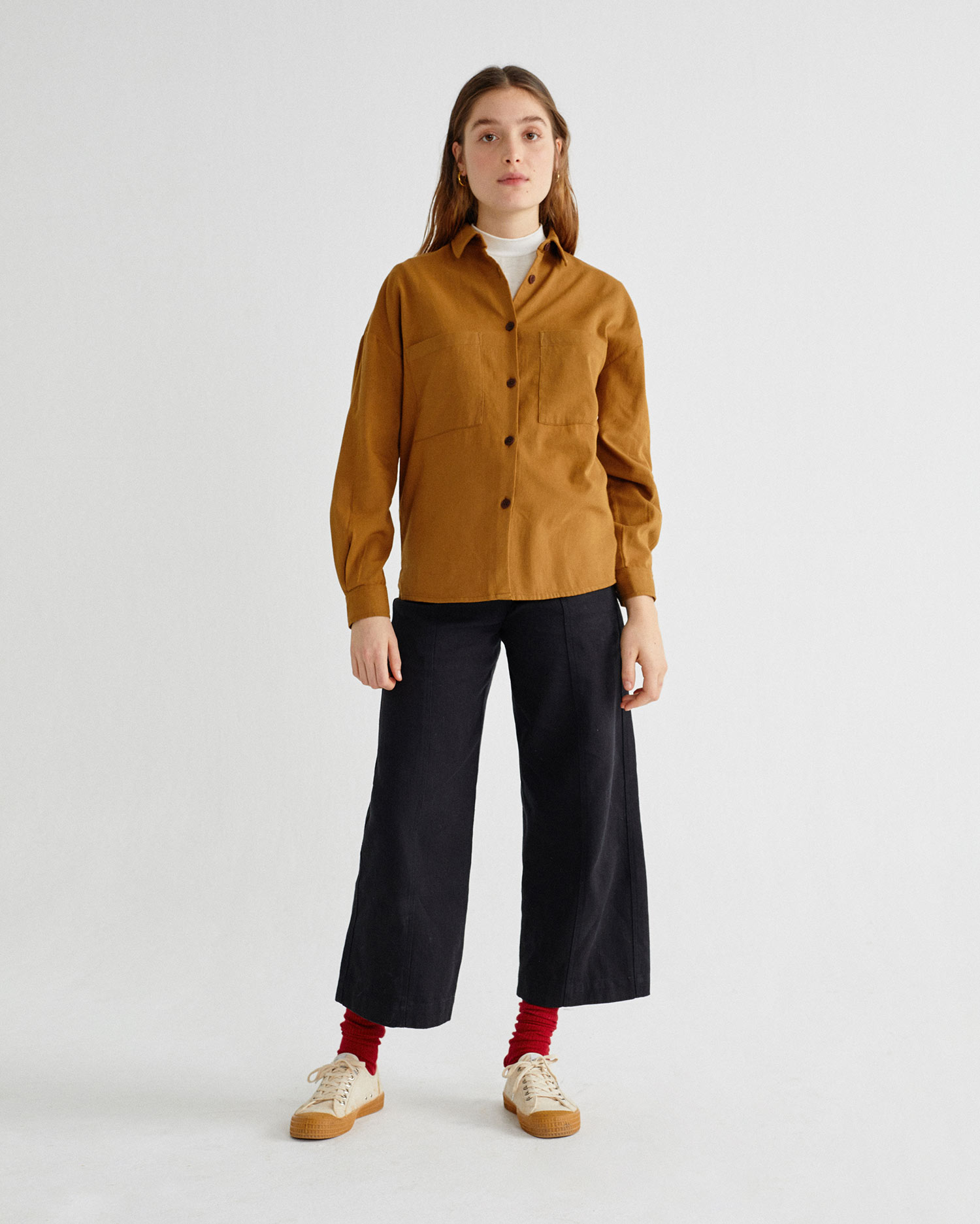 Chemise/veste caramel - BAU de Thinking MU 3