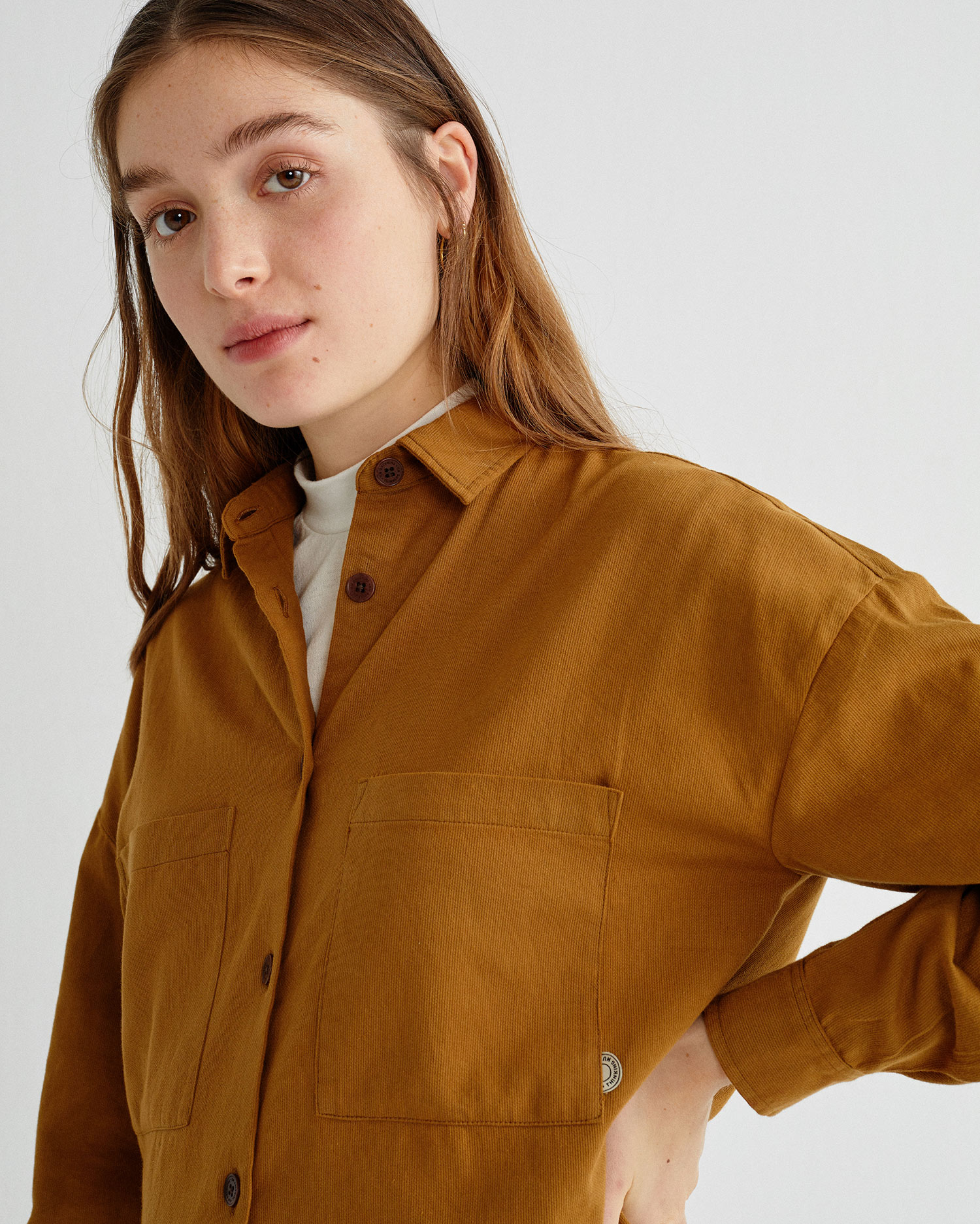 Chemise/veste caramel - BAU de Thinking MU 4