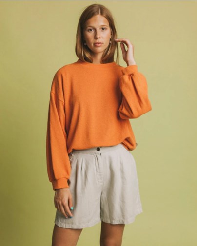 Sweat-shirt terracotta - Chilwa de Thinking MU.