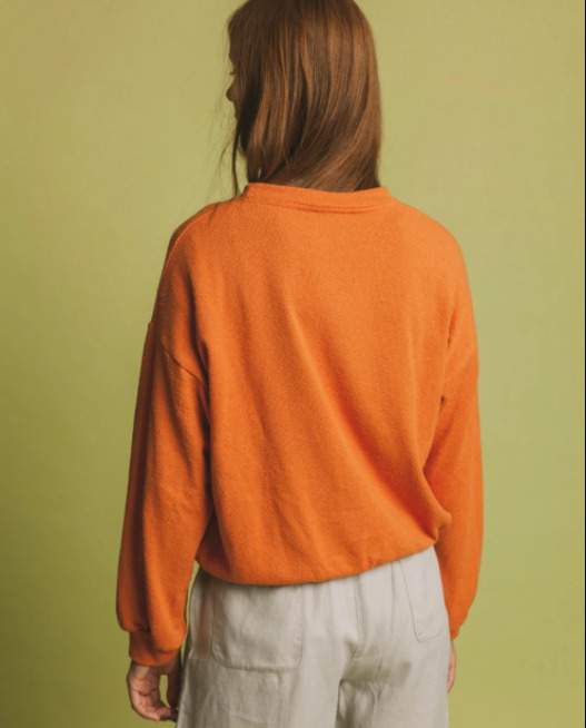 Sweat-shirt terracotta - Chilwa de Thinking MU. 3