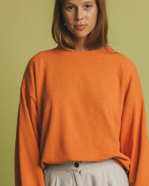 Sweat-shirt terracotta - Chilwa de Thinking MU. 5