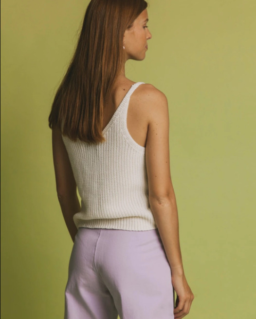 Haut débardeur écru - Dawa de Thinking MU 5