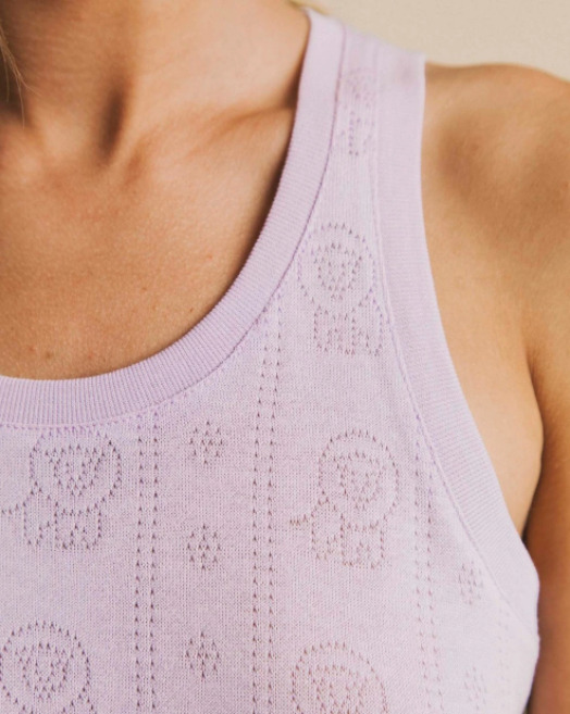 Haut débardeur mauve - Nyos de Thinking MU 4