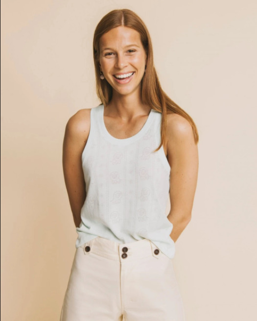 Haut débardeur vert d'eau - Nyos de Thinking MU 2