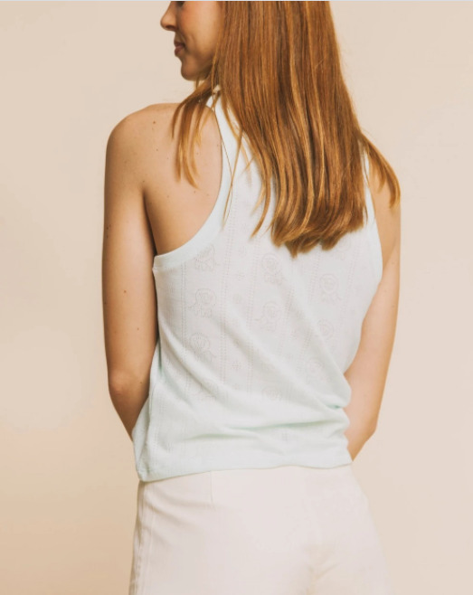 Haut débardeur vert d'eau - Nyos de Thinking MU 4