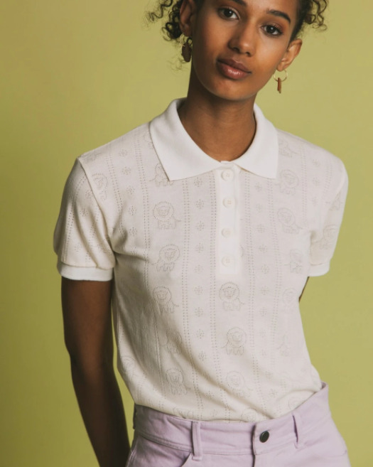 Polo écru - Luangwa de Thinking MU 2