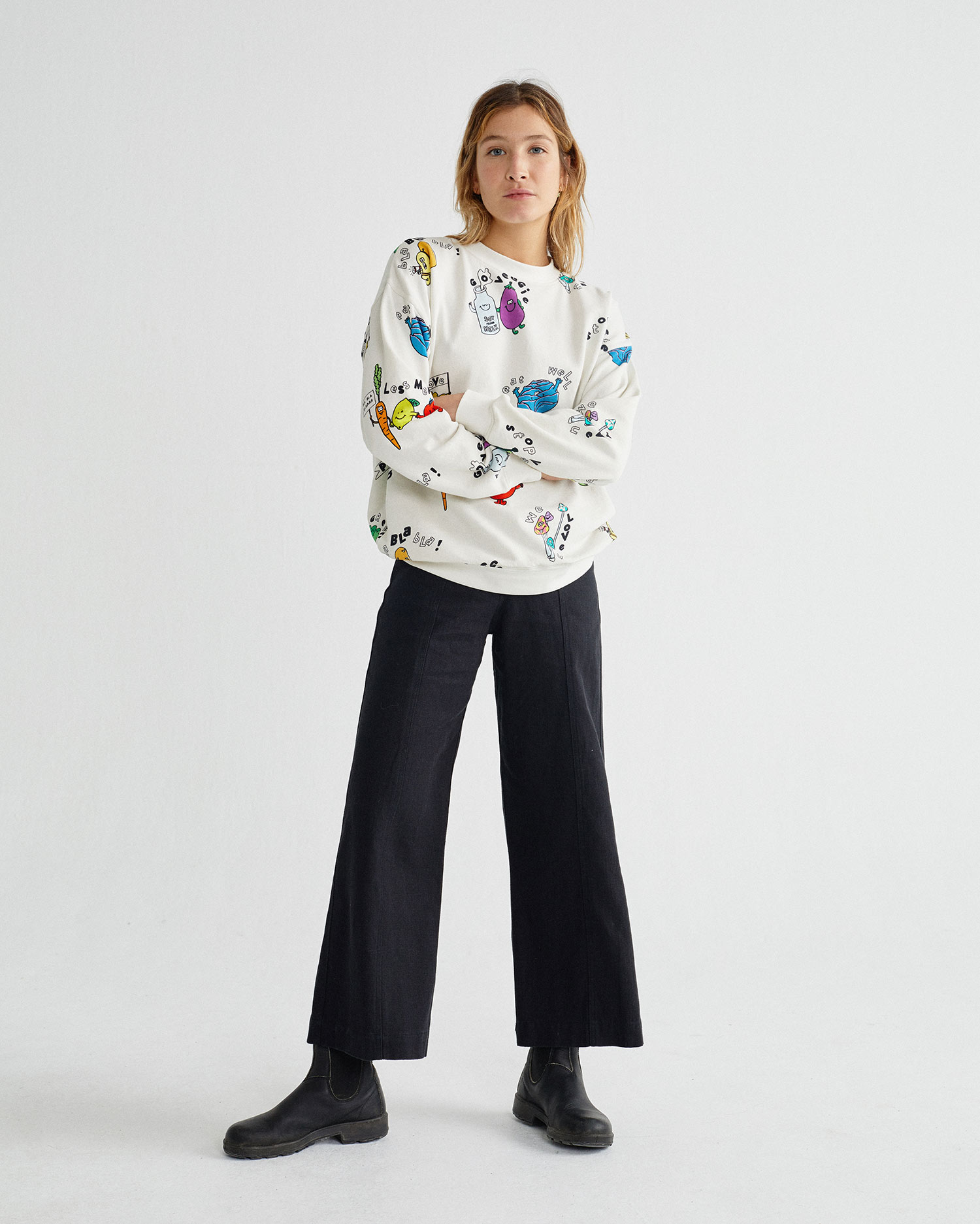 Sweat-shirt - Healthy Veggie de Thinking MU. 3