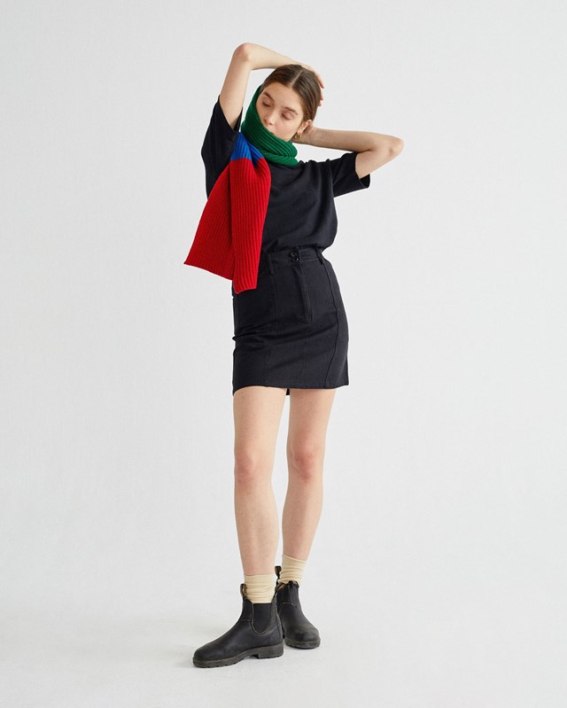 T-shirt basique noir - Hemp Aidin de Thinking MU 3