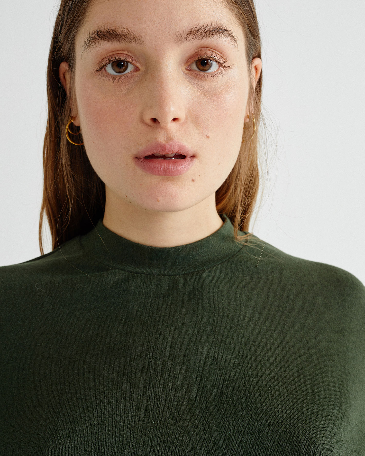 T-shirt  basique vert - Hemp Aidin de Thinking MU 4