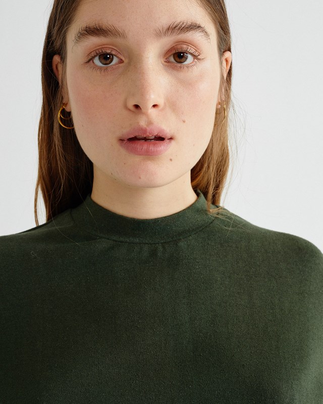T-shirt  basique vert - Hemp Aidin de Thinking MU 4