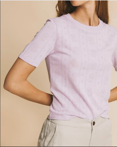 T-shirt mauve - Mara de Thinking MU