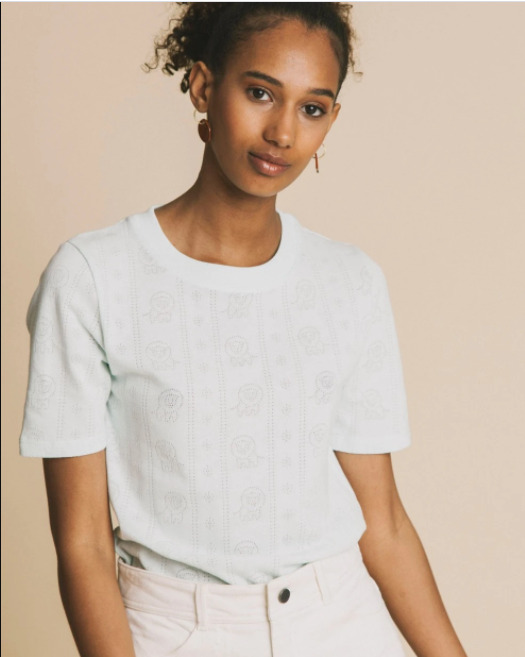 T-shirt vert d'eau - Mara de Thinking MU 2