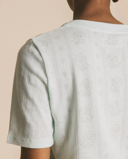 T-shirt vert d'eau - Mara de Thinking MU 4