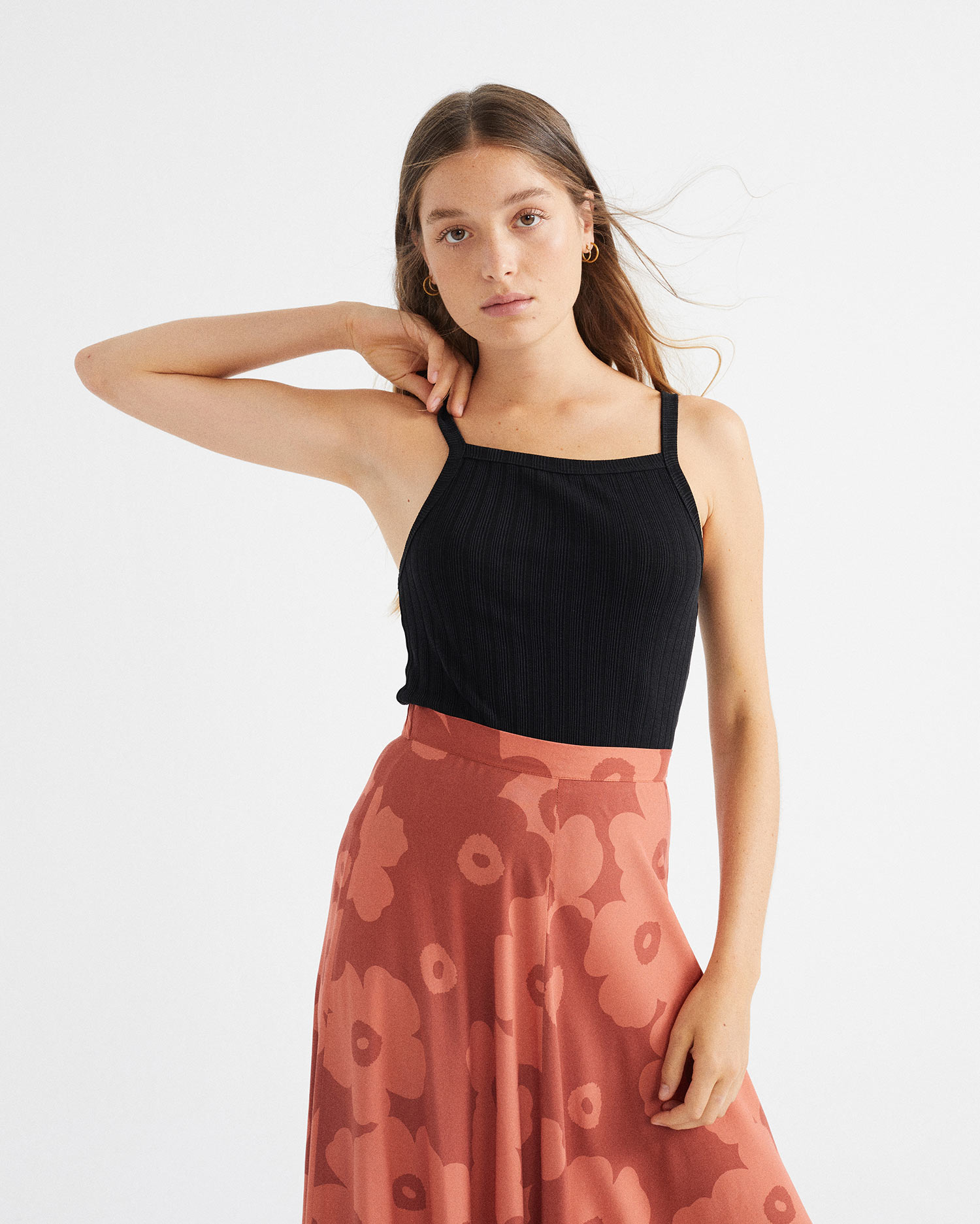 Débardeur noir - Trash Aster de Thinking MU 2