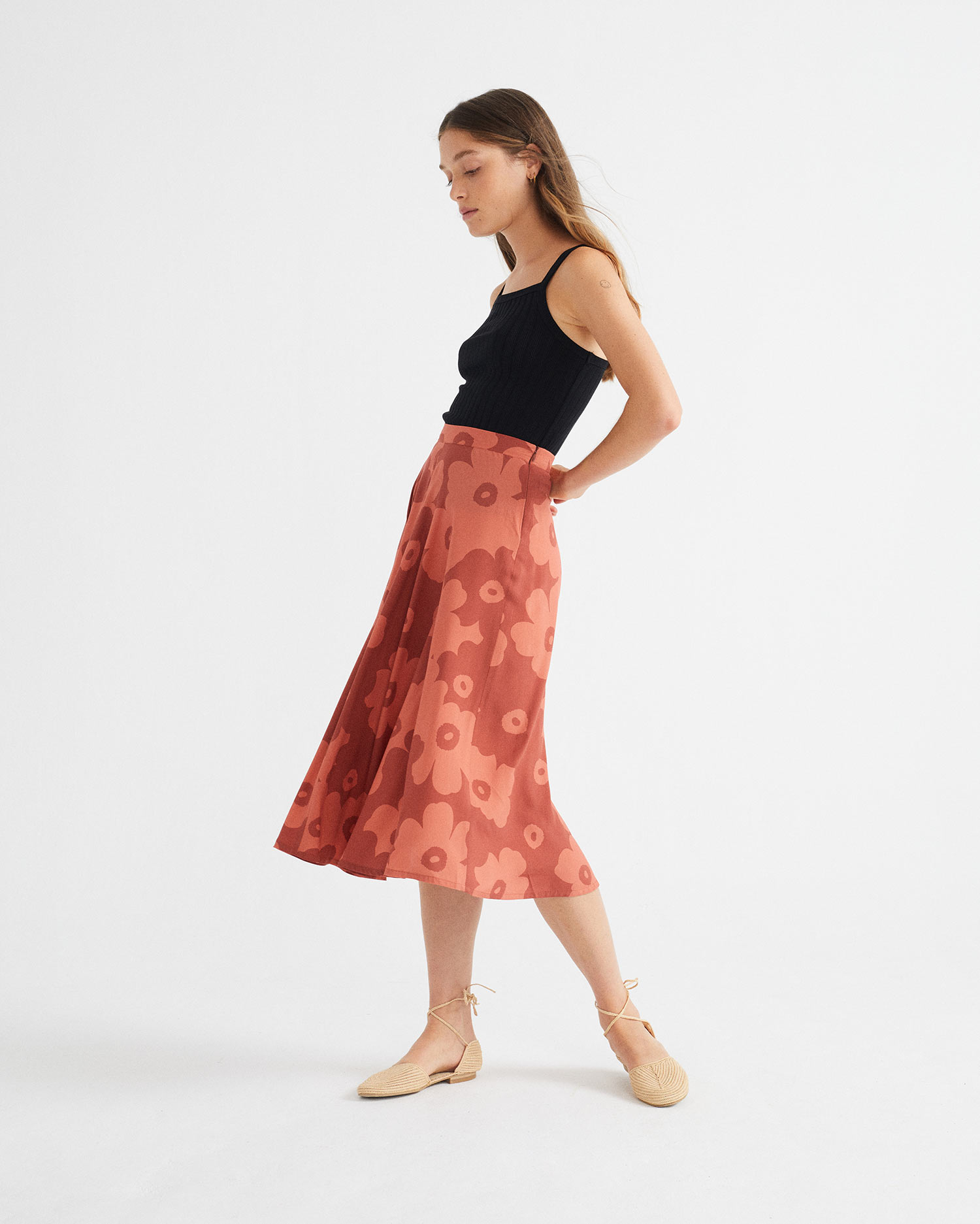 Débardeur noir - Trash Aster de Thinking MU 3