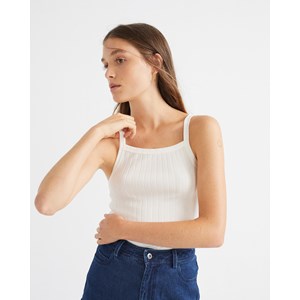 Débardeur blanc - Trash Aster de Thinking MU