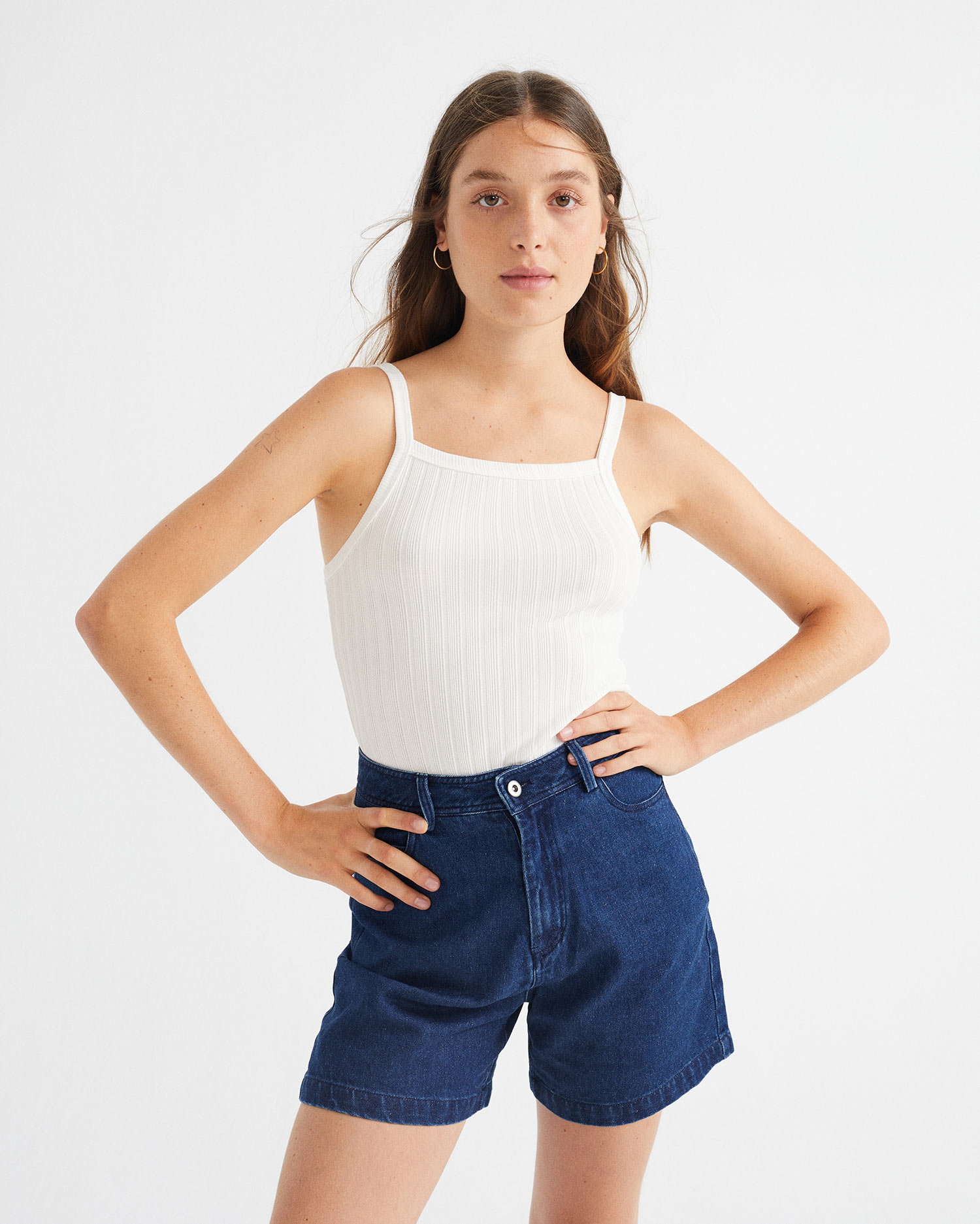 Débardeur blanc - Trash Aster de Thinking MU 5