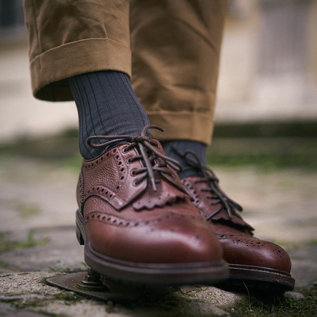 Chaussettes mi-bas fil d'Ecosse