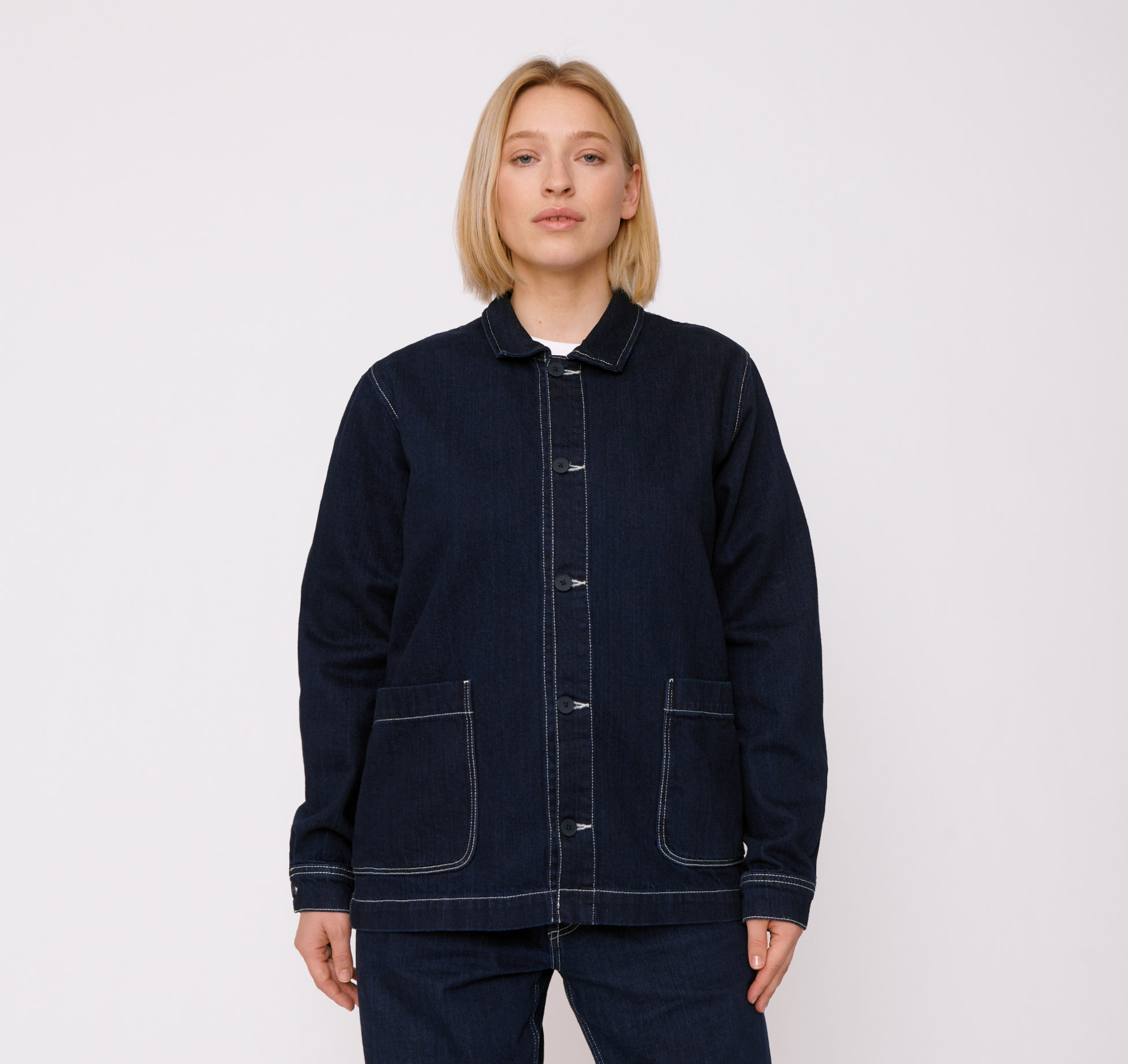 Jacket en jean - Circular Denim de Organic basics 2