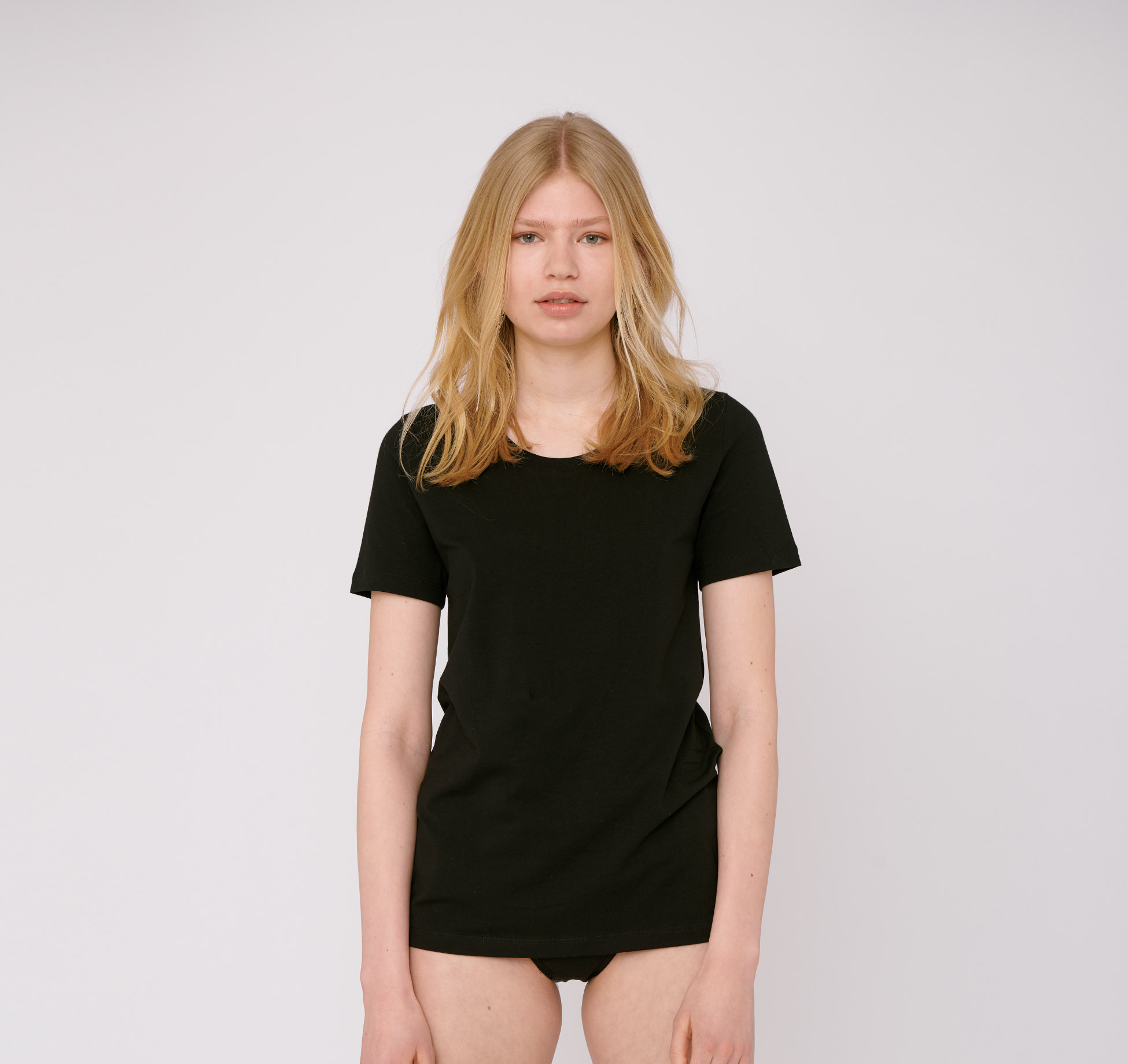 T-shirt stretch noir - Organic basics 2