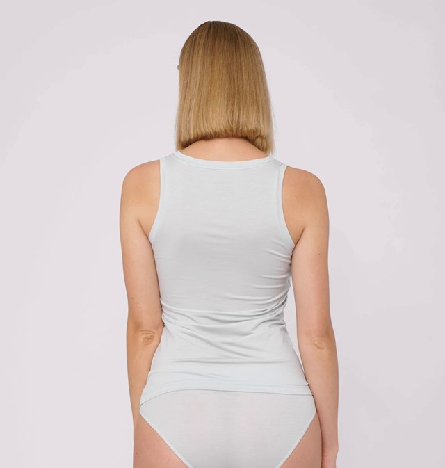 Marcel Lite Tank gris-bleu - Organic basics 3